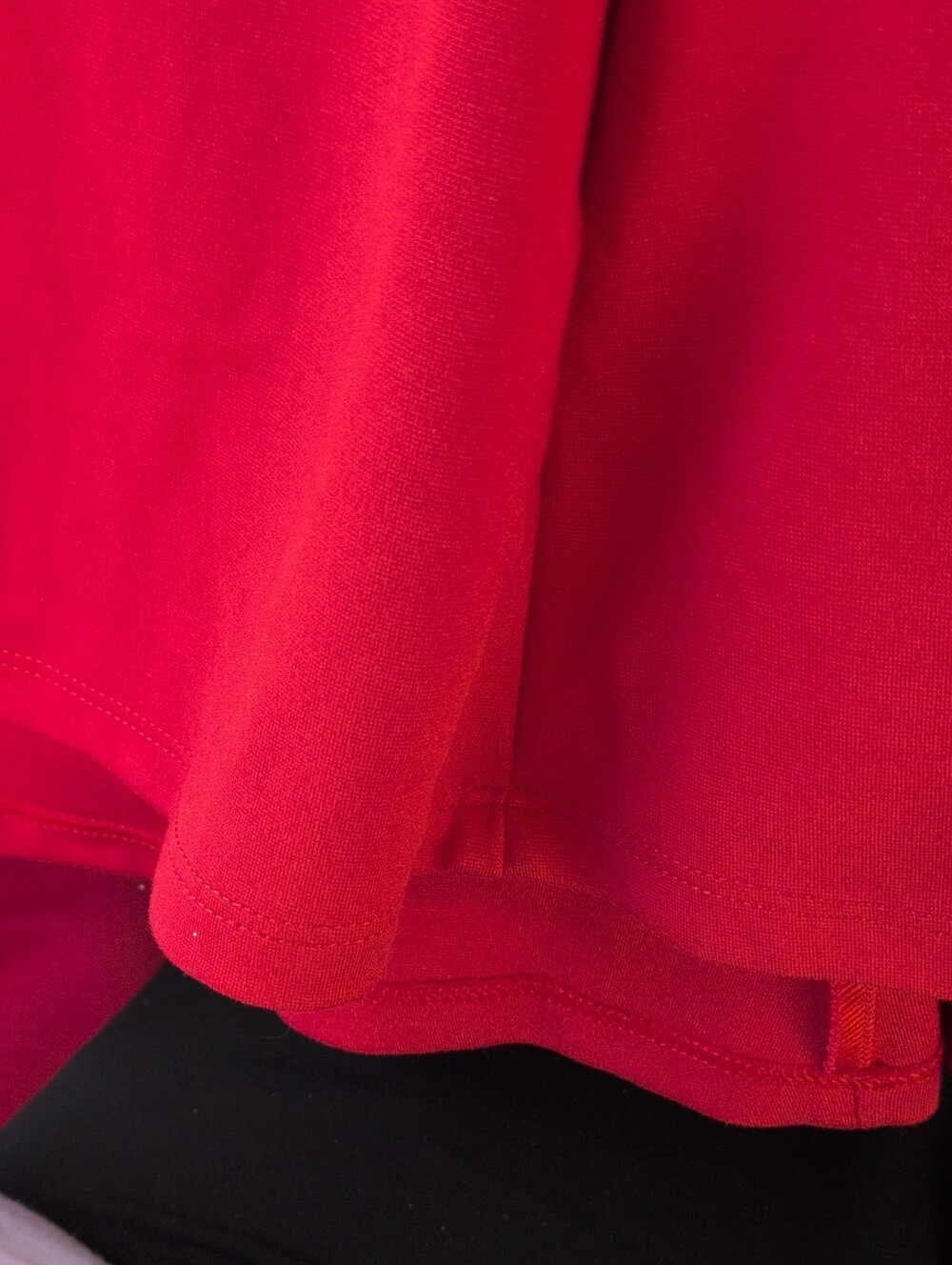 Express Orange Crewneck Dress